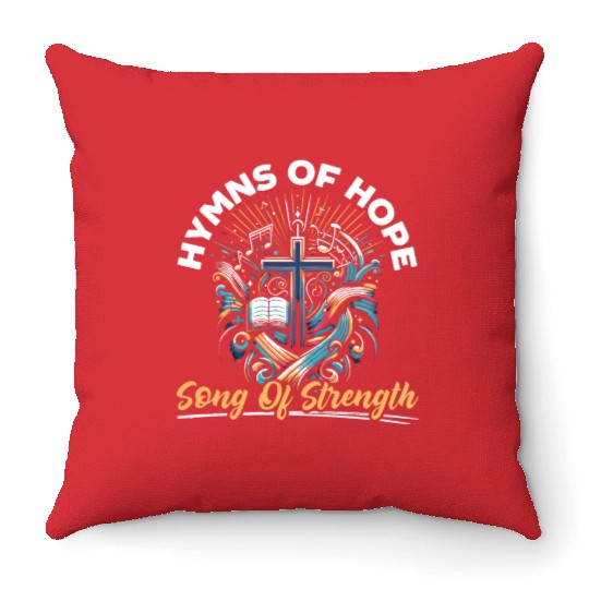 Gospel Music Religious Bible Scripture Christian Throw Pillows