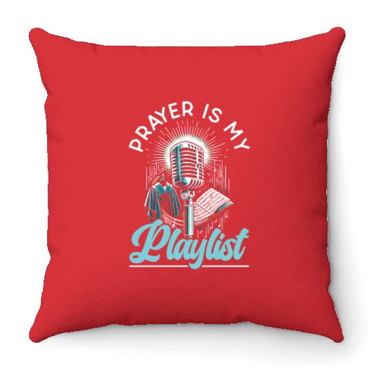 Gospel Music Religious Bible Scripture Christian Throw Pillows