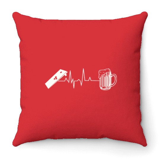 Cornhole Lawn Game Throw Pillows