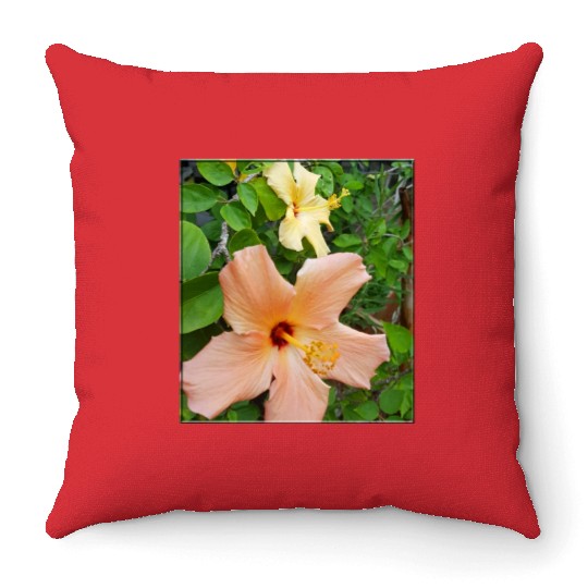 Hibiscus 5 Throw Pillows