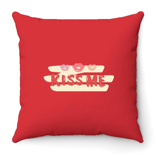Love's Canvas,Valentine's Graphics Design Throw Pillows