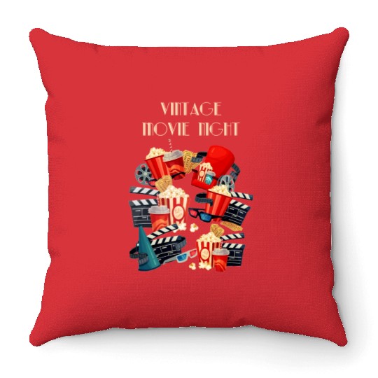 Hollywood Cinema Graphics Throw Pillows