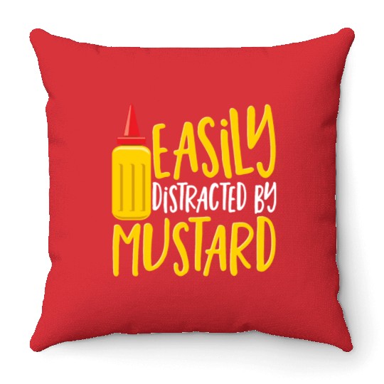 Hot Sauce Buffalo Sauce Ranch Dressing Condiment Throw Pillows