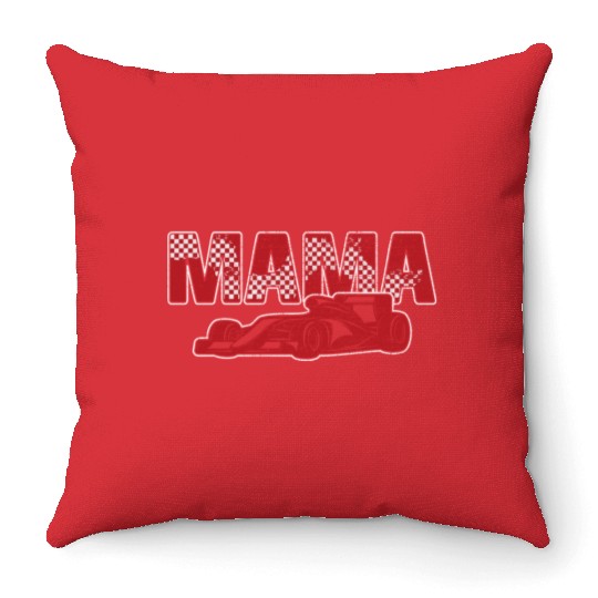 Racing Birthday Matching Family Race Car Pit Crew Throw Pillows