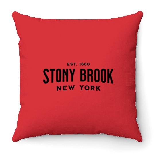 Stony Brook Nostalgic Throw Pillows