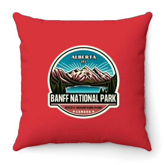 Banff National Park, Alberta Canada grizzly bears Throw Pillows