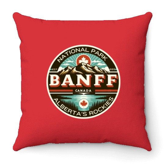 Banff National Park, Alberta Canada grizzly bears Throw Pillows