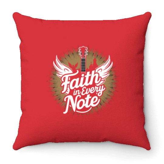 Prayer Songs Jesus Christ Religious Music Praise Throw Pillows