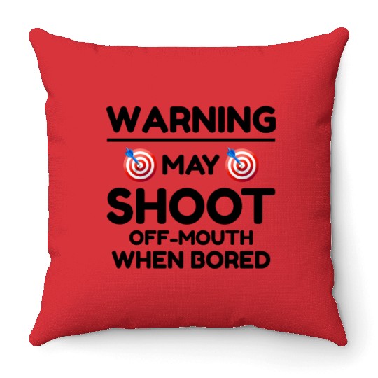 Archery Targets Archer Bullseye Shooting Sport Throw Pillows