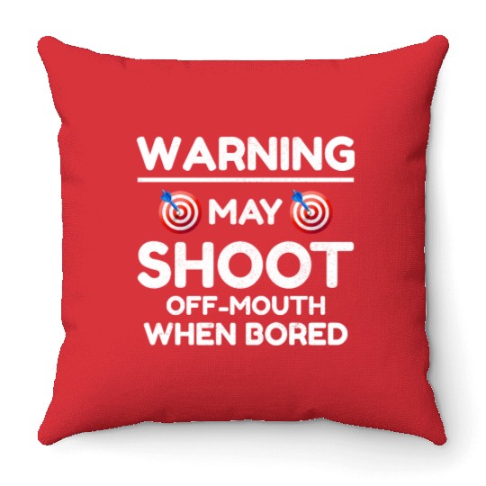 Archery Targets Archer Bullseye Shooting Sport Throw Pillows