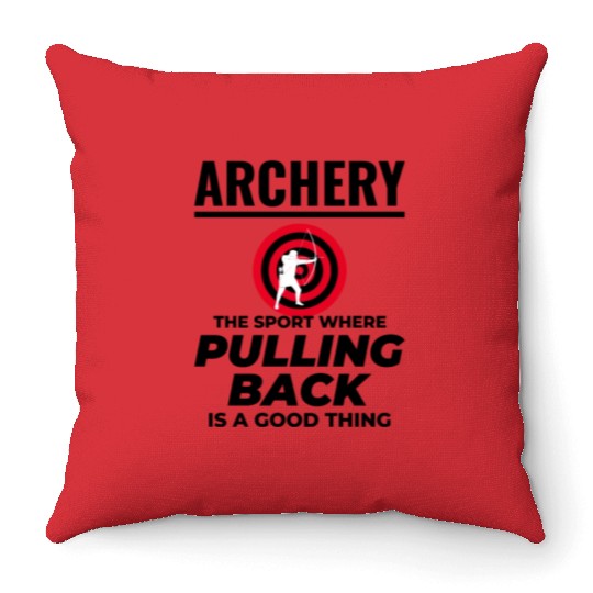 Archery Targets Archer Bullseye Shooting Sport Throw Pillows