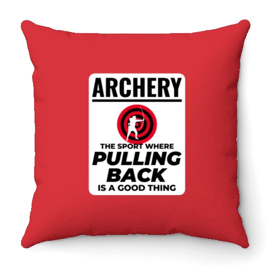 Archery Targets Archer Bullseye Shooting Sport Throw Pillows