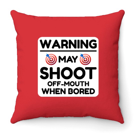 Archery Targets Archer Bullseye Shooting Sport Throw Pillows