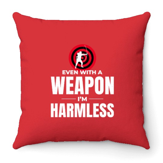 Archery Targets Archer Bullseye Shooting Sport Throw Pillows