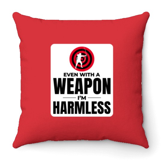 Archery Targets Archer Bullseye Shooting Sport Throw Pillows