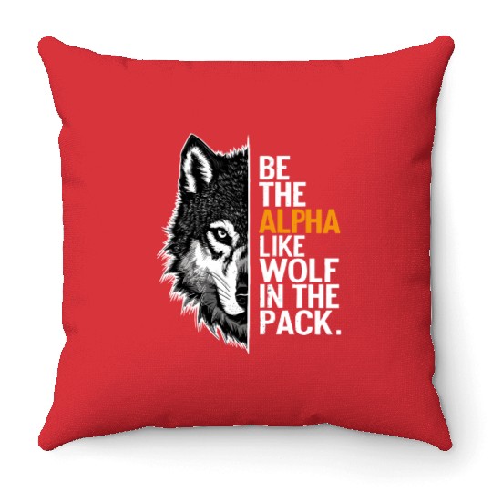 Wolf Wolves Funny Sayings Wolf Pack Animals Throw Pillows