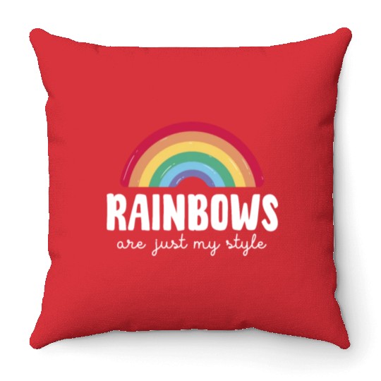 LGBTQ Rainbow Pride Month Throw Pillows