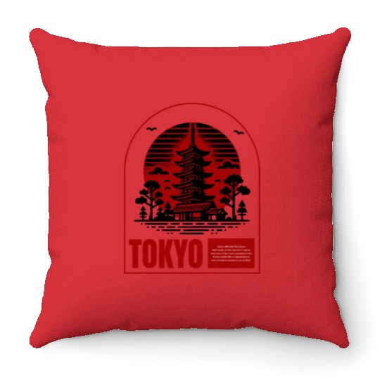 TOKYO Throw Pillows