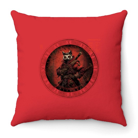 Boardgame Throw Pillows, Game Angry Katta Rogue