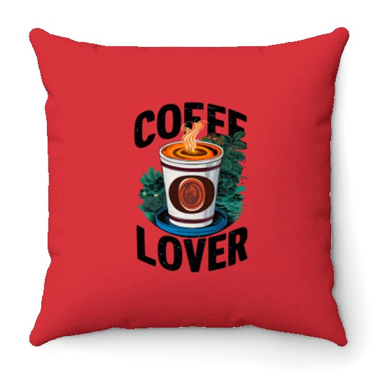 Coffee Lover Throw Pillows