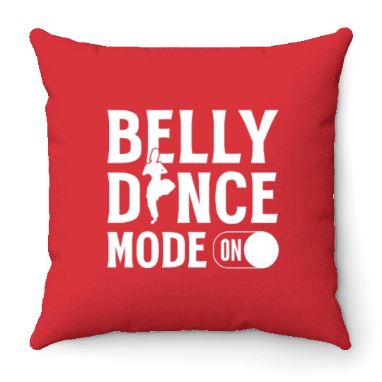 Belly Dance Lover Belly Dancer Instructor Throw Pillows