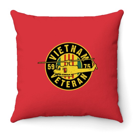 VIETNAM VETERAN Throw Pillows