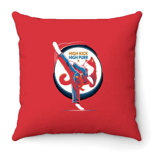 Kung Fu Chinese Kung Fu Asian Kung Fu Self defense Throw Pillows