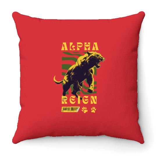 Unleash The Inner Alpha: Fierce Animal Print Throw Pillows