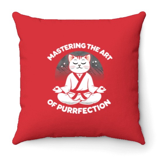 Kung Fu Chinese Kung Fu Asian Kung Fu Self defense Throw Pillows