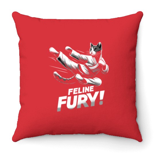 Kung Fu Chinese Kung Fu Asian Kung Fu Self defense Throw Pillows