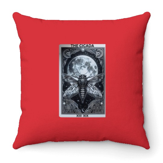 Cicadageddon Invasion Tour 2024 Funny Cicada Event Throw Pillows