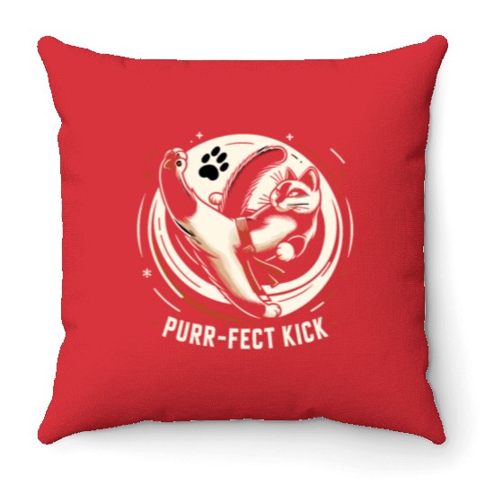 Kung Fu Chinese Kung Fu Asian Kung Fu Self defense Throw Pillows