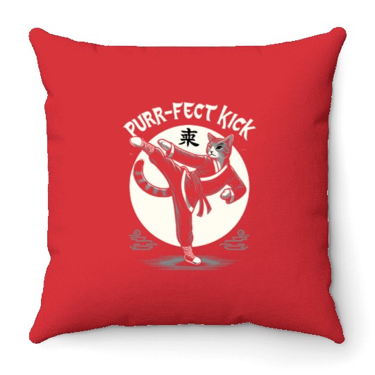 Kung Fu Chinese Kung Fu Asian Kung Fu Self defense Throw Pillows