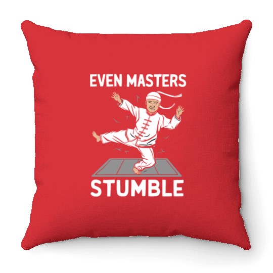 Kung Fu Chinese Kung Fu Asian Kung Fu Self defense Throw Pillows