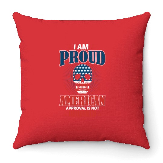 Proud American Throw Pillows