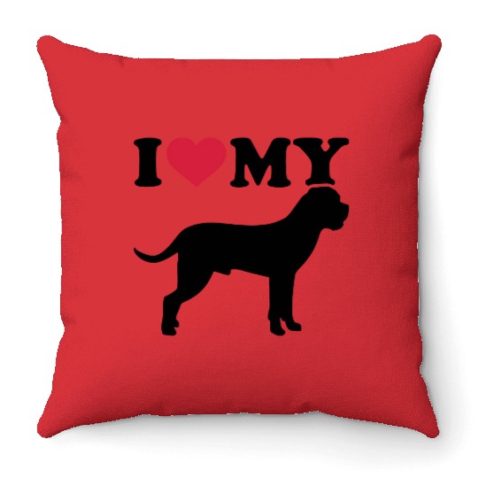 I love my Cane Corso Throw Pillows
