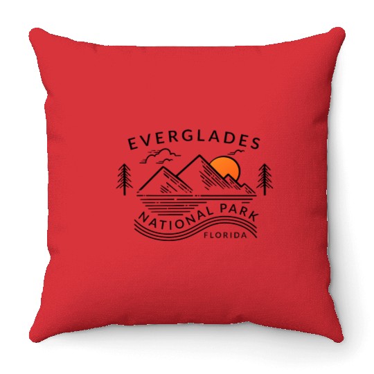 Everglades National Park Throw Pillows