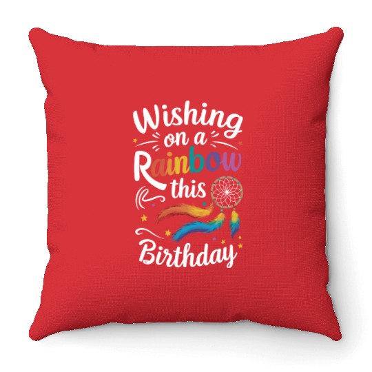 Birthgay Gay Pride Flag Pride Month Equal Rights Throw Pillows