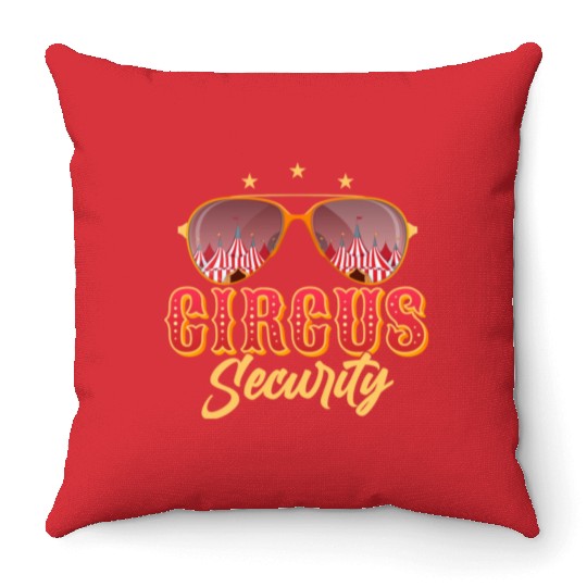 Circus Security Costume Theme Party Acts Throw Pillows