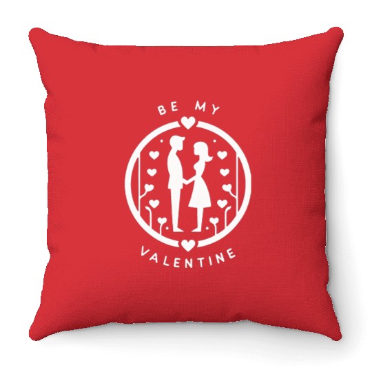Embrace of Love - Valentine's Theme Throw Pillows