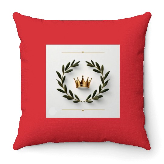ROYAL ATTITUDE  D83D DC51 Throw Pillows