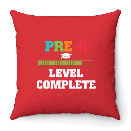 PreK level complete Graduation Throw Pillows