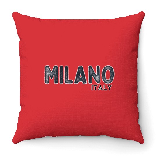 Eleganza Milanese: Embodying Italian Design Throw Pillows