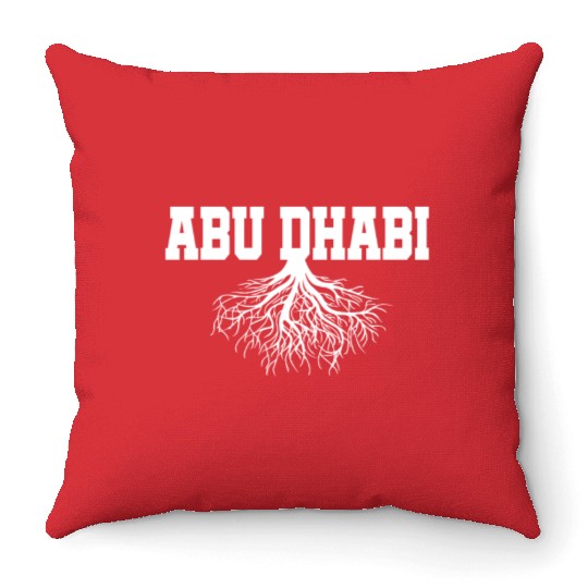 Explore UAE Emirates Abu Dhabi Dubai Design Throw Pillows