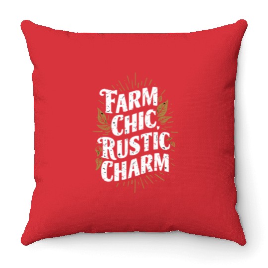 Farmers Market Farmer Agriculture Farming Food Throw Pillows