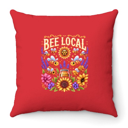 Farmers Market Farmer Agriculture Farming Food Throw Pillows