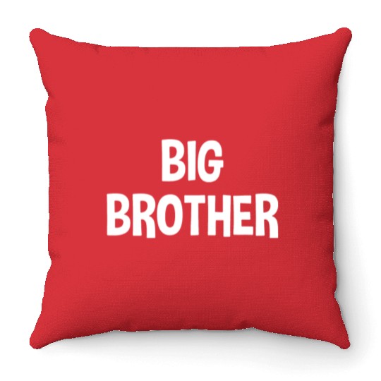 Big brother Throw Pillows
