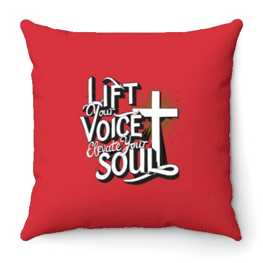 Prayer Songs Jesus Christ Religious Music Praise Throw Pillows