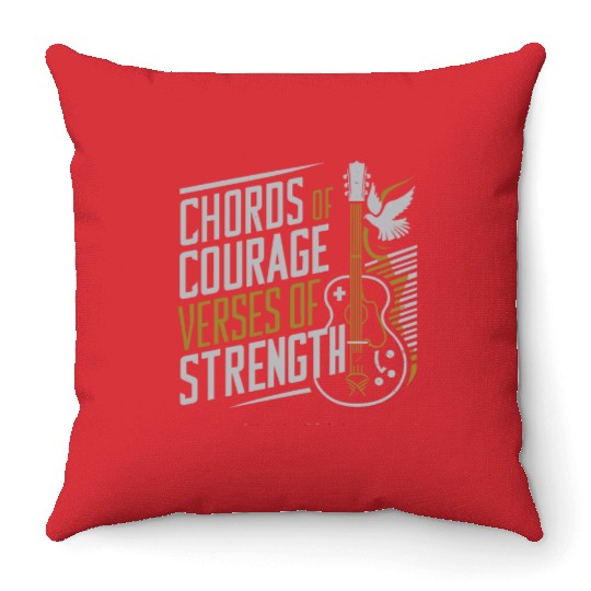 Prayer Songs Jesus Christ Religious Music Praise Throw Pillows