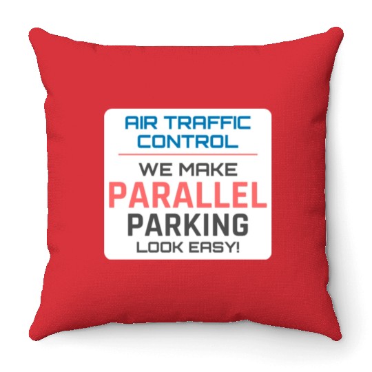 Air Traffic Controller ATC Aviation Humor Flight Throw Pillows